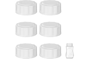 YYLAIIRE Chiusure per bottiglie da viaggio, per bottiglie Avent, chiusura di ricambio per biberon con anello di tenuta, personalizzate (5 cm, pezzi, 6)