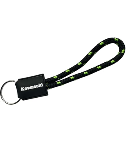 Portachiavi Kawasaki Scudetto Nero - Personalizzato Per Moto, Colori Brillanti - Foto 6