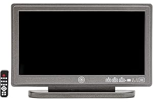 Odoria 1/12 Scale Dolls House Miniature TV with Remote Control Dollhouse Accessories