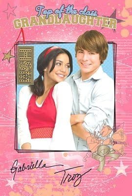 High School Musical 3 - Granddaughter Birthday Card With Bag Charm