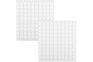 Yoosso 2 Blätter Doppelseitige Klebepunkte, 10mm Rund Transparente Klebeband Entfernbare Runde Klebepads Keine Spuren Punkte Aufkleber für Foto Ballon Girlande Basteln