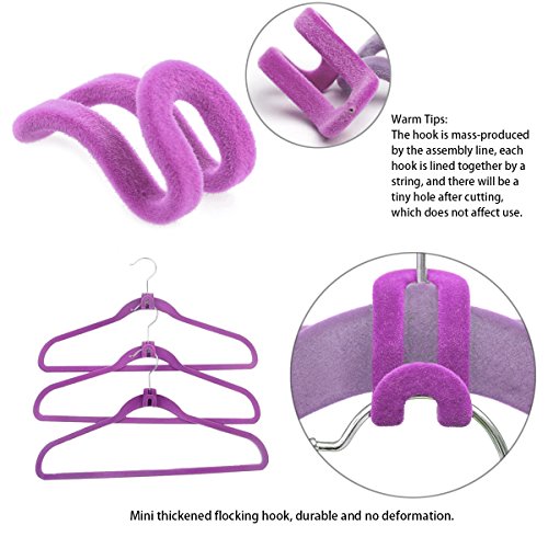 Kleiderbügel – Foxnovo Mini Kleider Rack Kleiderbügel Haken Halter-12St - 5