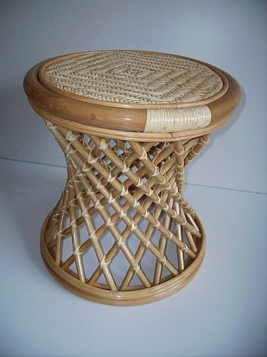 Rattan Stool Honey-Coloured