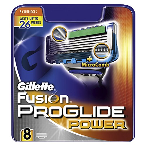 Gillette Fusion Proglide Power Razor Blades - Pack of 8