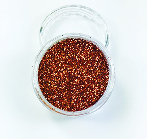 Copper Eye Shadow Loose Glitter Dust Body Face Nail Art Party Shimmer Make-Up 5g Pot + 10 Petite Mixed Colours Swarovski Crystals Free