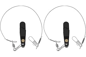 Be In Your Mind Lot de 2 pinces à dégagement rapide avec ligne de pêche en acier en forme de B adaptée pour la pêche en haute mer pour gros poissons