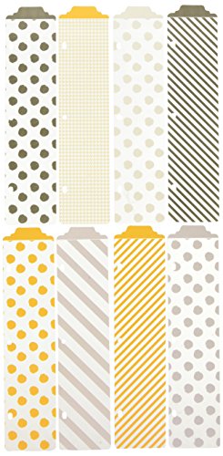 Becky Higgins Project Life Midnight Edition Designer Scrapbook Dividers & Label Stickers - Pack of 12