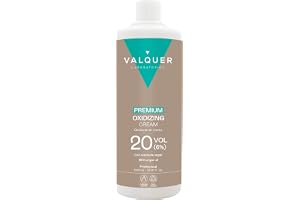 Valquer Profesional Oxygenated Premium Ultra-Creamy 6% (20 vol). Syrehaltigt vatten för färgämnen. permanent hårfärg – 1 000 ml
