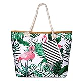 Esta bolsa de gran tamaño tiene un montón de espacio para almacenar de forma segura sus toallas de playa húmedas, gafas de sol, sombrero para el sol, ropa, lociones, lápiz labial, cosméticos, revistas y otros accesorios.