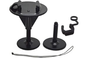 VCUFFLINKS Bodyboard Wakeboard Espuma Surfboard Kit de Montaje para for GoPro Hero 11 10 9 8 MAX 7 (2018) 6 5 4 3+ 3 Black Silver Session, Osmo Action, Xiaomi YI, AKASO, SJCAM Camera (Negro)