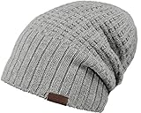 Größe: One Size Barts Hudson Beanie Strickmütze Grau