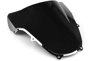 HXMT Pour Suzuki GSXR 600 750 1000 R K1 K2 2001 2002 2003 pare-brise de moto (Noir)
