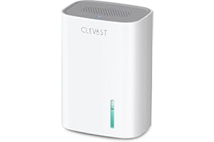 CLEVAST Deumidificatore Casa, Deumidificatore Portatile Elettrico 850ml con 24dB Silenzioso, Spegnimento Automatico, deumidificatore d'aria per Camera da Letto, Bagno, Armadio, Camper