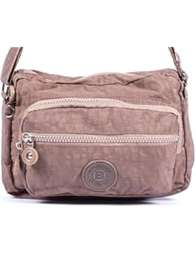 sportliche Handtasche / Schultertasche / Umhängetasche aus Nylon klein - erhältlich in verschiedenen Farben