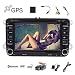 Produktbild 17,8 cm Auto Radio Stereo Touch Bildschirm Doppel DIN Head Unit Auto Empfänger Stereo In-Dash GPS Navigation mit Bluetooth CD DVD für Volkswagen VW Passat Golf Mk5 Jetta Tiguan T5 Skoda Seat mit Backup Kamera
