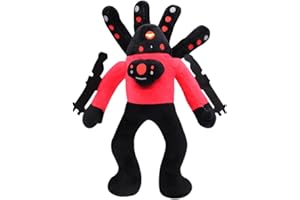 KreEzi Toilet Giocattolo Peluche, Titan Cameraman Plush, Upgraded Titan Speakerman, Titan Clockman Plush, New Upgraded Titan Cameraman Plush, Man Toilet Plush, Gift for Friends Or Fans - 30cm