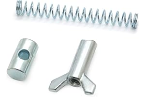 AUTOVIC Rear Brake Adjuster Hardware Kit For Honda ATC125M ATC200M ATC200S ATC250SX ATC250ES TRX125 250 300 400 450 TRX500 Rear Brake Cable Wing Nut Adjuster Arm Joint & Spring