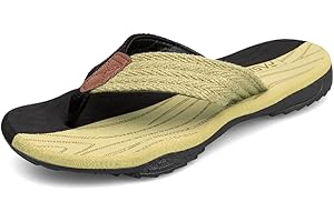 MGGMOKAY Tongs Homme Sandales de Sports Soutien de Voûte Plantaire Flip Flop été Plage Piscine Antidérapant