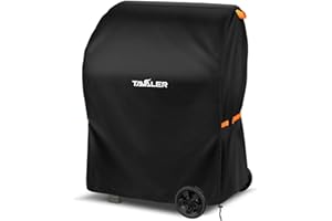 Tavaler Pokrowiec na grilla, odporny na warunki atmosferyczne, 90 x 70 x 110 cm, tkanina Oxford 420D, pokrowiec na grill gazowy, pokrowiec ochronny do grilla Weber, Enders, Char Broil