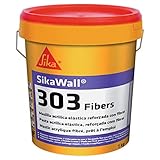 masilla blanca en el pezon Fácil de aplicar Sikawall-303 Fibers, Masilla acrílica lista para usar fibra de vidrio, Blanco, 1kg