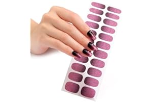 LAMALA 22Posts Nail Art Autocollants Gel UV Vernis À Ongles Wraps Bandes Couverture Complète Coloré Vernis À Ongles Autocollants Autocollants Outil De Manucure Étanche Autocollants À Ongles