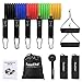 Produktbild Finether Fitnessbänder set 5-stärken Widerstandsband Set Resistance Bands Gymnastikband Trainingsbänder Expander|5 Widerstandsbänder Griffe| Türanker Fußschlaufen|Expander Bänder Tubes Fitnessbänder