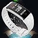 Produktbild VCHENG Bluetooth Smart Watch, IP67 Wasserdichte Smart Armband Herzfrequenz Monitor Sport Wristband Fitness Tracker,Multi-Sport-Modus Gesundheit Monitor Pedometer für IOS und Android Smartphone (White)