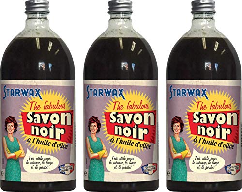 Starwax Fabulous 21014 jabón negro con aceite de oliva - Concentrado -  - Juego de 3