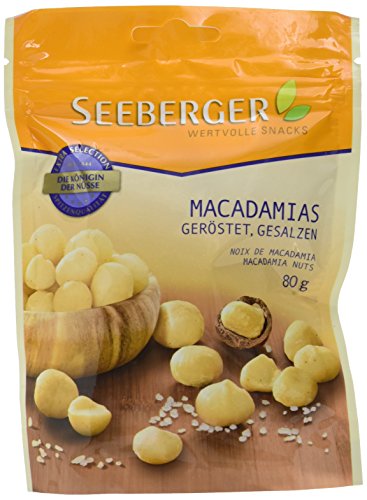 Preisvergleich Produktbild Seeberger Macadamias geröstet gesalzen, 80 g
