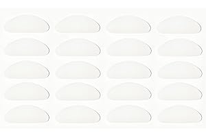 YPYMOD 10 Pares Almohadillas de Nariz, Almohadillas de Nariz para Gafas Silicona, Almohadillas de Nariz Adhesivas Antideslizante Retenedores De Gafas(Transparente)