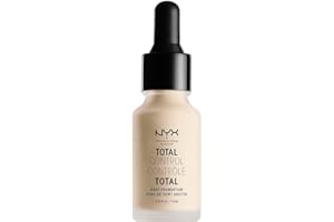 NYX Professional Makeup Fond de Teint Liquide Total Control Drop, Dosage Précis, Couvrance Modulable, Tenue Longue Durée, Finit Mat, Teinte : Pale