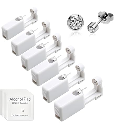 Pistola per Piercing All'Orecchio Pistola Orecchini Kit de Orecchio Piercing Sterili Acciaio Inossidabile con 98 Pezzi Orecchini per Ragazze, Donne e Uomini Pistola per Piercing All'Orecchio Pistola Orecchini Kit de Orecchio Piercing Sterili Acciaio Inossidabile con 98 Pezzi Orecchini per Ragazze, Donne e Uomini