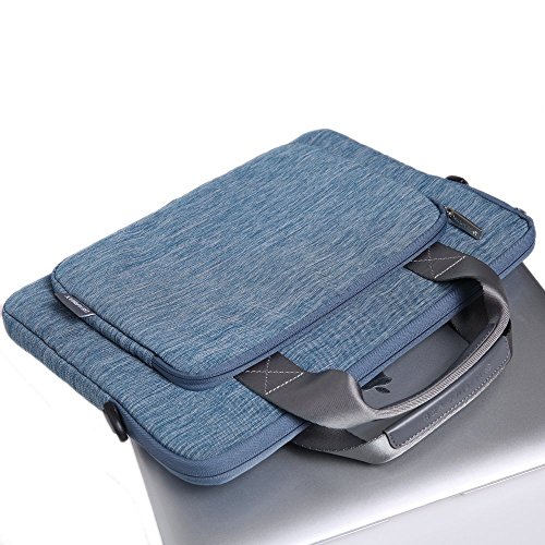 STONG ShockProof Neoprene Laptop Sleeve Hülle(11,6, 13.3, 15.4Zoll) Laptop Tasche Schultertaschen Schutzhülle Ultrabook Tasche für Apple Macbook Air 13, Surface Pro 3/4, Surface Book, Dell XPS 13, HP Spectre X360 iPad Pro 12.9(13.3 Zoll, Blau) - 8