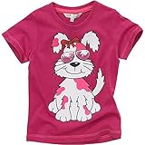 Animal Crazy Girls Cute Puppy Short Sleeved T-Shirt