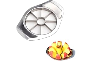 Auriselle Svuotamele in Acciaio Inossidabile e Taglia Mele a Spicchi Taglia Mele Versatile e Facile da Pulire Ideale per Famiglie e Cucina, Feste