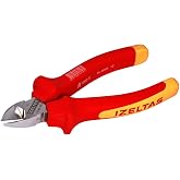 izeltas Yan Keski Elektrik&ccedil;i Izoleli, 1000 V, Kırmızı/Siyah, 160 Mm