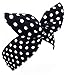 Price comparison product image Pinup Hair Band with Wire - Polka Dot - Black/White