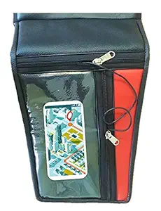 Supreme - Tank Bag with Mobile Display - Touch Sensitivity for TVS Star City Plus- | Black & Red |