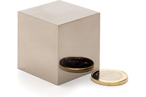 PRECIOUS & VALUABLE METALS PORQUE NO SOLO EL ORO RELUCE Fantástico cubo de tungsteno de 38,1mm (1.5´). Pulido espejo, sin grabar. Parte del set de 5 metales: W-Cu-Ti-Al-Mg