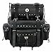 Produktbild 538 Echt Leder Serie – profirst Wasserdichte Motorrad 2 Stück Sattel/Gepäcktasche Packtasche mit Tool Rolle Box Heavy Duty Produkt Touring Cruiser Motorräder – Full Black