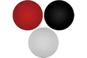 AIFUDA - Set di 3 tappetini in silicone per forno a microonde, rotondi, antiaderenti, resistenti al calore, colore: rosso, nero, grigio