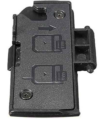 Vhbw Ersatz-Akkudeckel Für Canon EOS 1100D (Kiss X50, Rebel T3) – Schwarzer Batteriefachdeckel