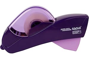 ‎EAGLE Eagle Automatischer Klebebandabroller Lila – Elektrischer Tape Cutter für präzises Schneiden – Ideal zum Verpacken von Geschenken, Büroarbeiten, Basteln, Haushalt & Versand praktisch - präzise