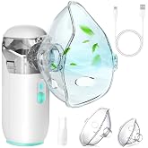 3JG&reg; Nebulizer for Baby Kids Adults, Portable Nebulizer for Adults and Children, Quiet with 2 Masks and Nozzle, Inhaler with