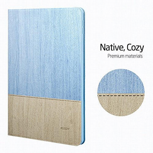 Neues iPad 2017 iPad 9.7 Zoll Hülle, ESR® Städtisch Serie Cover Auto aufwachen / Schlaf Funktion Smart Case und Einstellbarem Blickwinkel Funktion Schutzhülle für Neue iPad 9.7 2017 (Klarer Himmel) - 2