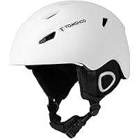 TOMSHOO Casque de Ski avec Visière Détachable, Casque de Snowboard pour Adulte Femme Homme Certifié Professionnel Casque de N