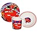 Produktbild 3 tlg. Geschirrset - " Disney Cars - Lightning McQueen / Auto " - Porzellan / Keramik - Trinktasse + Teller + Müslischale - Kindergeschirr - Frühstücksset für Kinder - Jungen - Eßgeschirr - Frühstücksgeschirr Geschirr - Fahrzeuge / Auto - Fahrzeug - Suppenteller - Müsli / Suppe - Frühstück & Abendessen