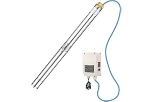 AMUR POMPA PER POZZI POMPA PER POZZO POMPA SOMMERSA PER POZZI 3" POLLICI 10,6 bar 1100 Watt