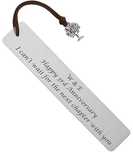Stilvolles Edelstahl-Lesezeichen Mit Gravur | Perfektes Geschenk Für Bücherwürmer & Leseliebhaber