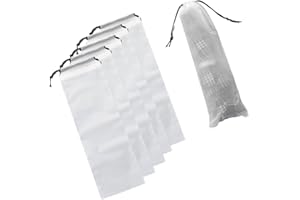 MUVONZI 5 Stück Regenschirm Tasche Transparent, Stockschirm, Kunststoff Regenschirm Halter, Durchsichtige Aufbewahrungstasche für Regenschirme aus Kunststoff (13 x 33 cm)